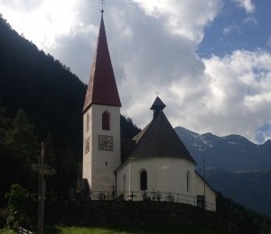 Hiking Stelvio in Alps, St. Gertraud